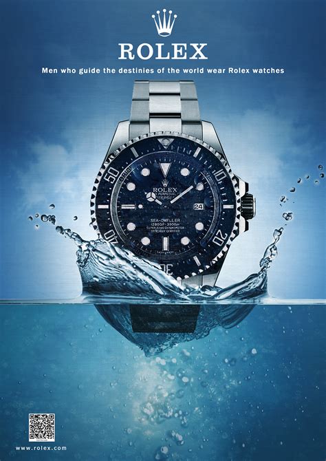 Rolex watch advertising